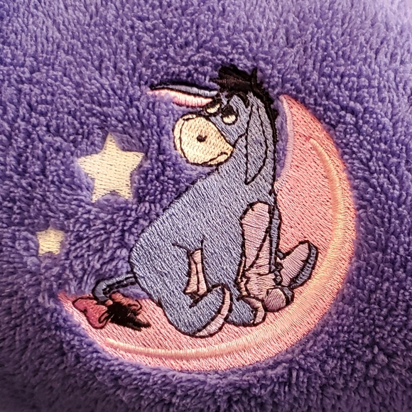 Disney Winnie the Pooh Eyeore fuzzy periwinkle pajama top size XL - Picture 2 of 7